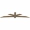 Ekena Millwork Davenport Rough Sawn Timber Gable Bracket, Douglas Fir, 108"W x 27"H x 2"D x 6"F, 6/12 Pitch GBW108X27X0206DAV00RDF - alternate 4